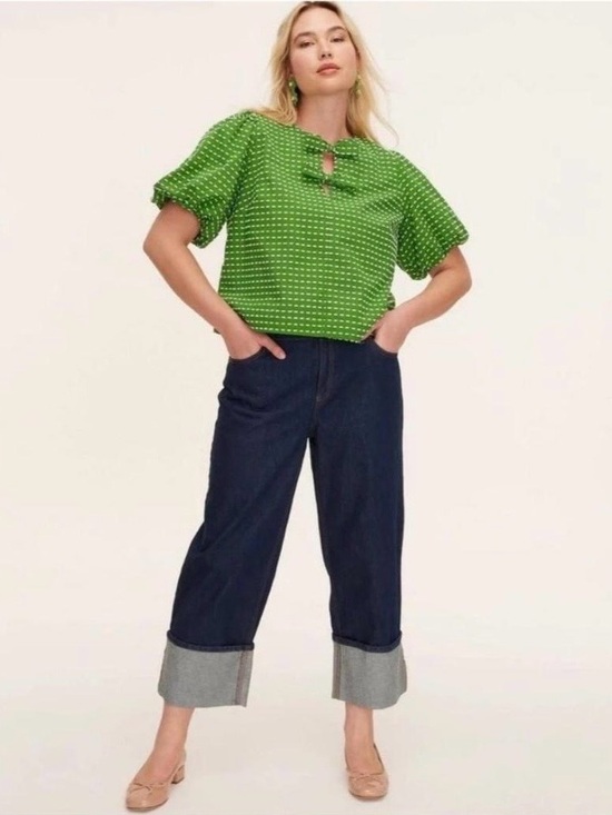 kate spade Denim - kate spade Dark Navy Wide Cuff Boyfriend Jeans